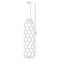 Uniquewise Decorative Contemporary Floor Vase White Carved Divot Bubble Design with Tall Neck, 33.5 Inch QI004180.L - alternate 7